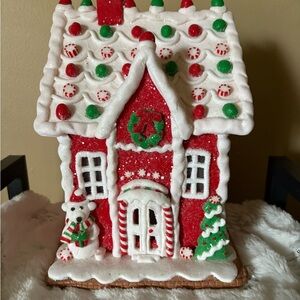 Valerie Parr Hill Gingerbread Polar Bear Cottage